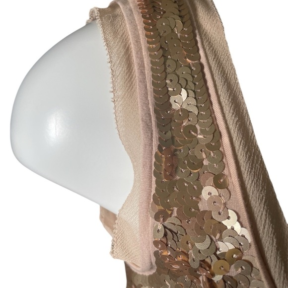 Ann Taylor LOFT Sequin Gold Tank Top Blouse sz SP - Picture 4 of 8